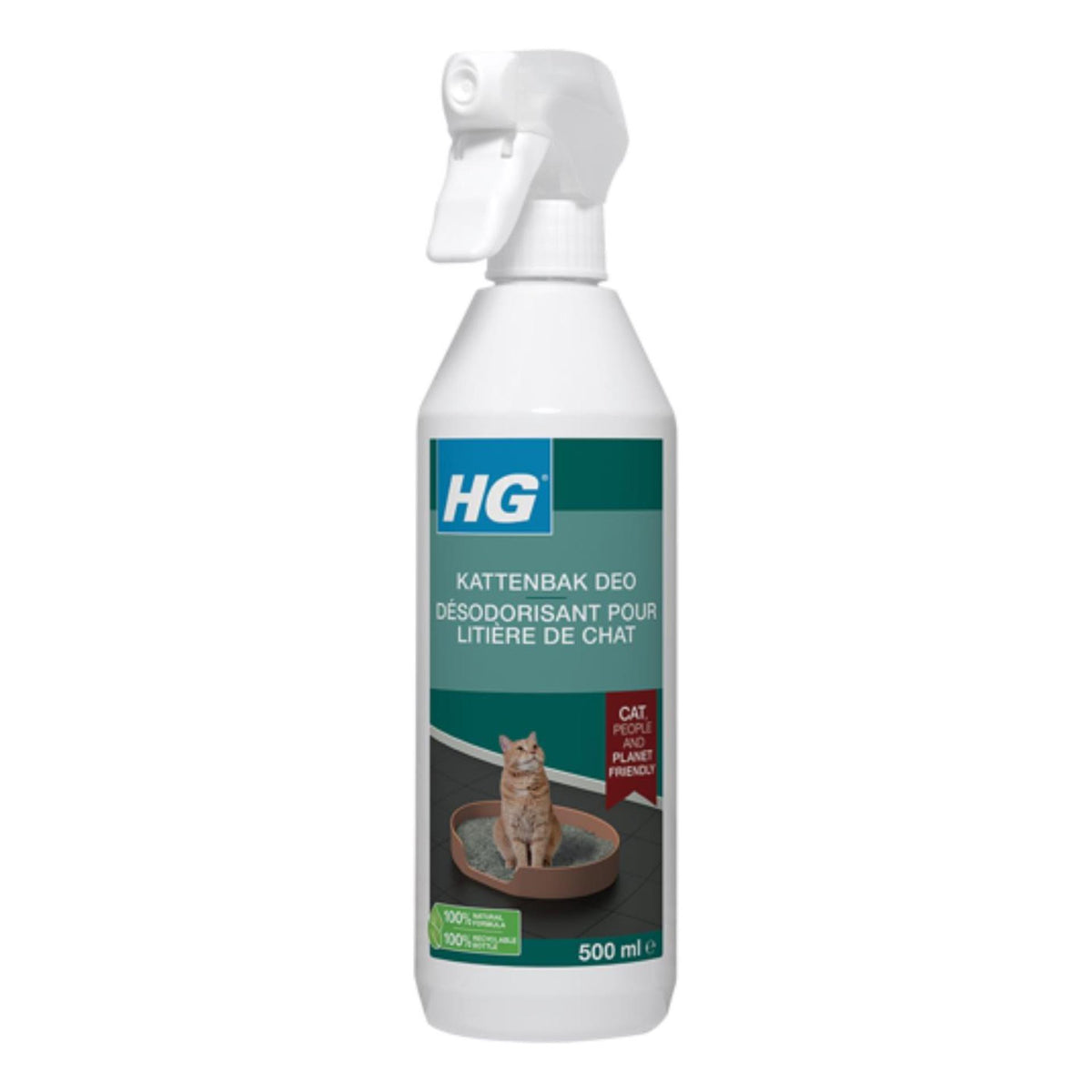 Déodorant pour bac à litière pour chat Hg Déodorant pour bac à litière pour chat 500 ml