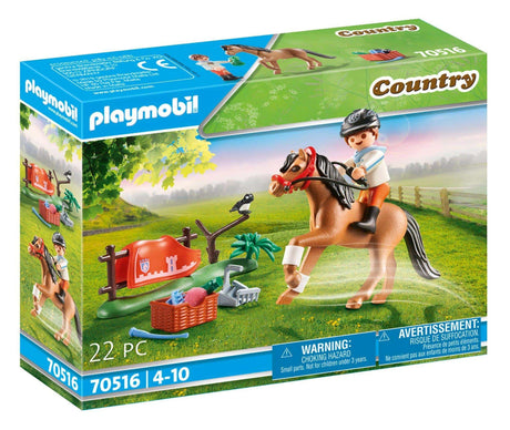 Playmobil 70516 poney de campagne avec accessoires