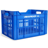 Caisse de vélo de preuve urbain plastique recyclé 30l king bleu 40x30x25 cm