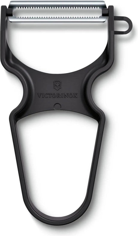 Éplucheur rapide Victorinox - noir - dentelé