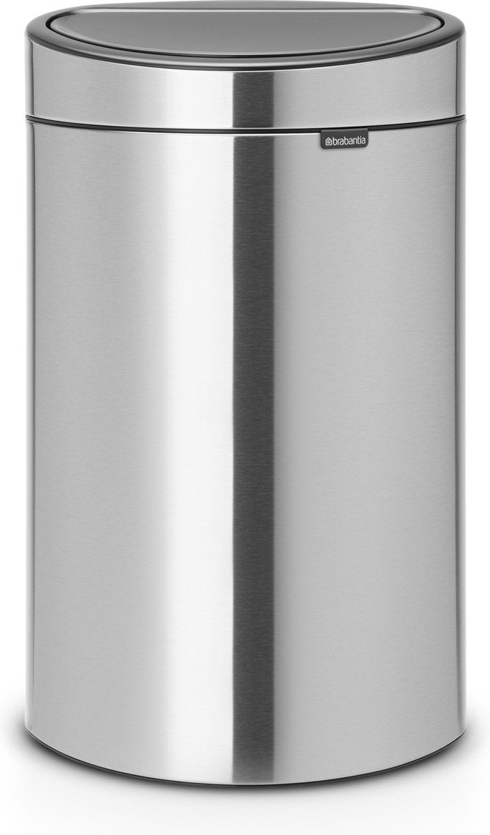 Poubelle Brabantia Touch Bin - 10+23 litres - tri des déchets - acier mat