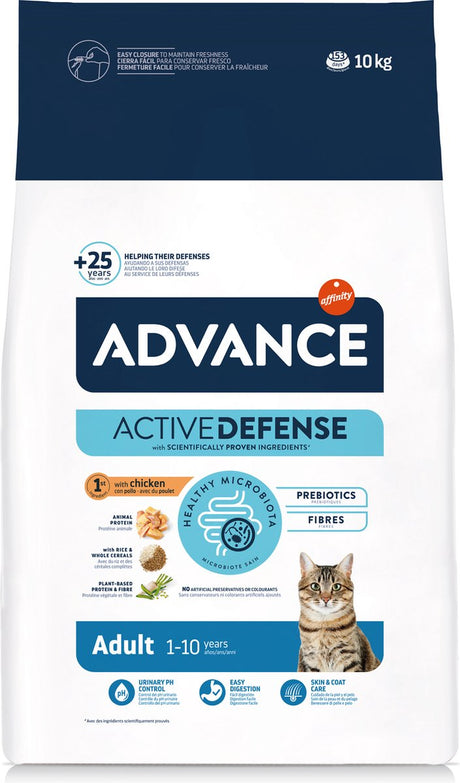 Advance - nourriture pour chat au poulet et au riz adulte - 10 kg
