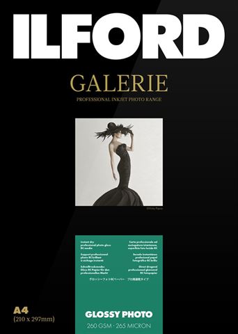 Ilford galerie papier photo brillant 260g igpgp a4 25 feuilles