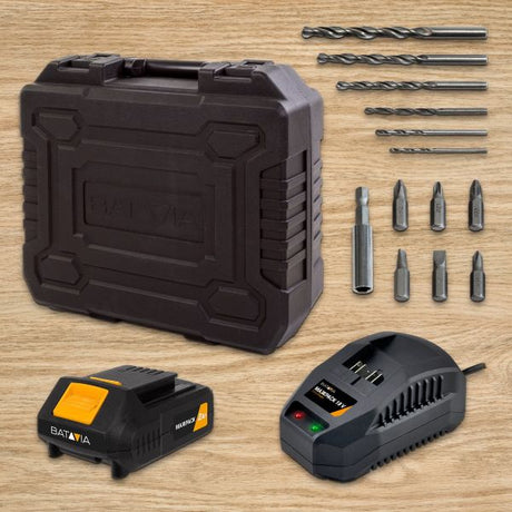 Set de forage bâtard de batterie AC (Maxxpack 18V).