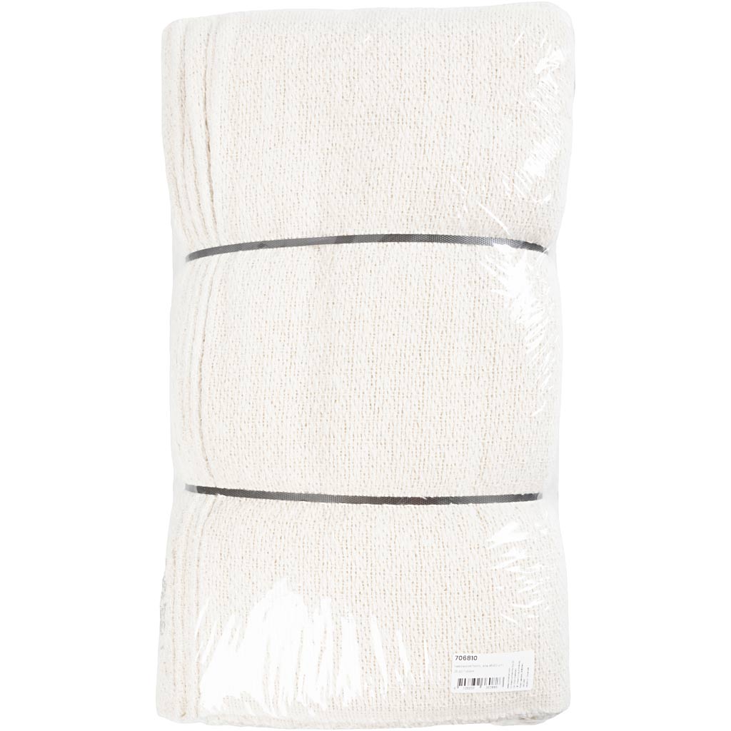Tissu artisanal, format 45x50 cm, 25 pièces, 1 boîte