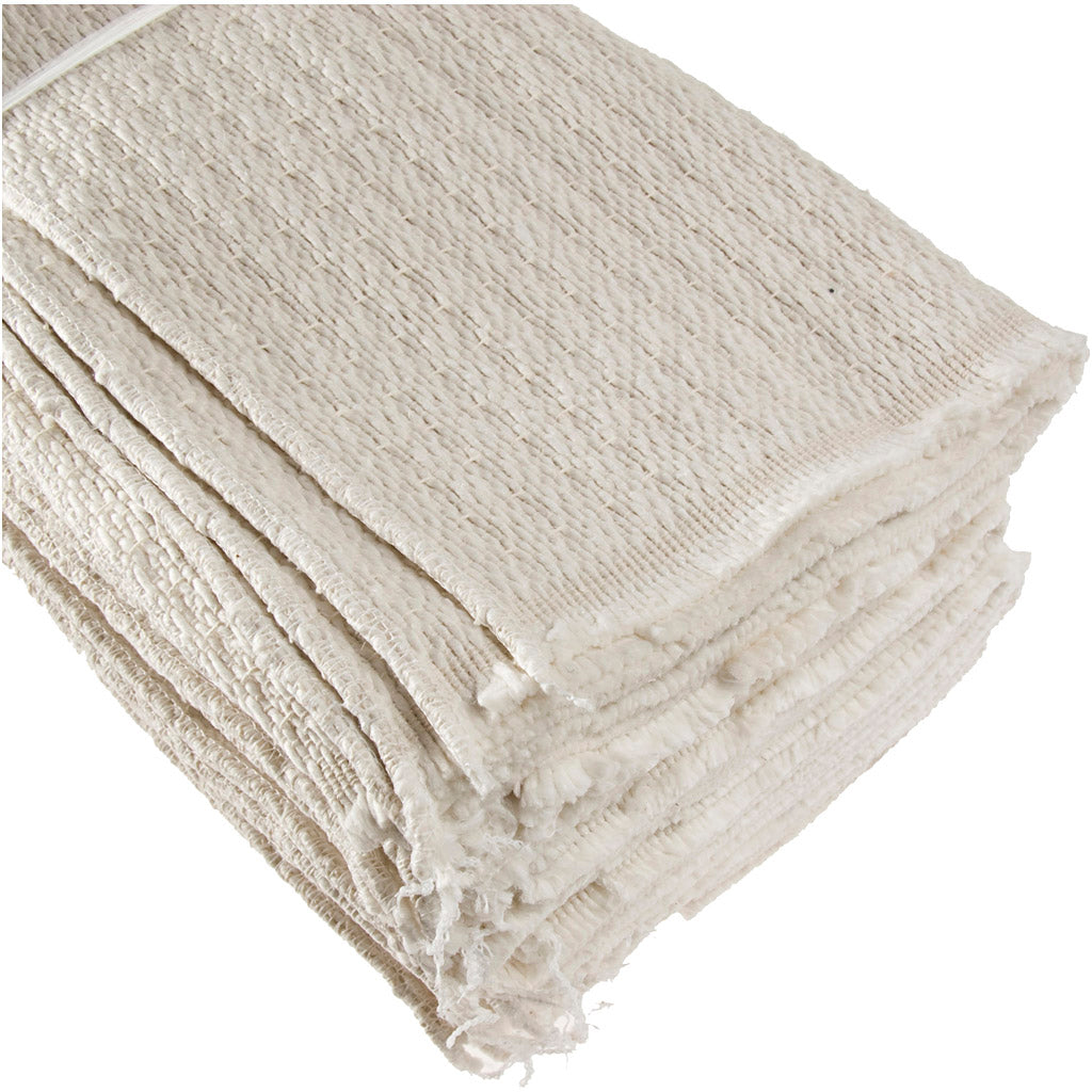 Tissu artisanal, format 45x50 cm, 25 pièces, 1 boîte