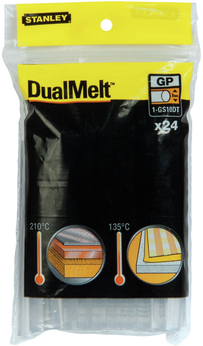 Bâton de colle Stanley 7mm - 24 pièces