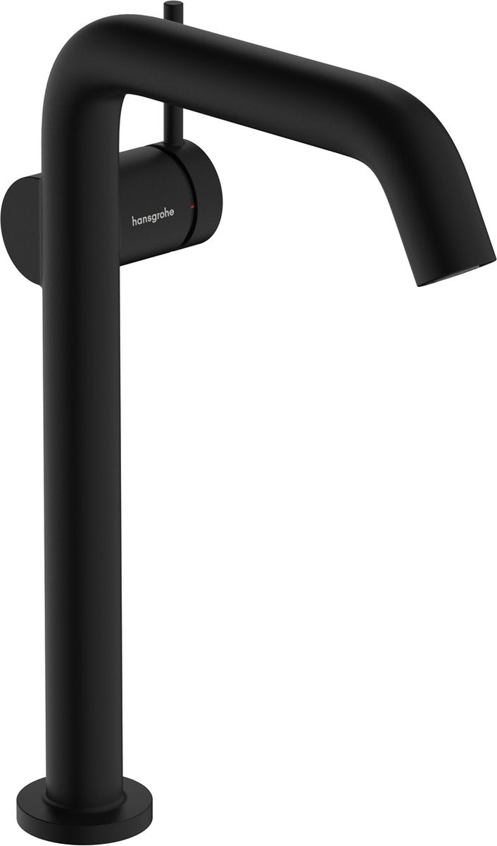 Hansgrohe tecturis s - robinet de lavabo - commande à levier unique - démarrage à froid à économie d'énergie - avec bouchon de vidange - taille 240 mm - noir mat