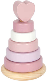 Small foot - tour empilable en bois rose - 7 pcs.