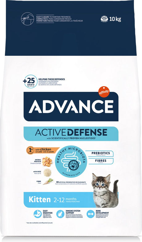 Advance chat chaton de poulet riz