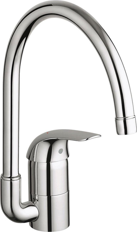Robinet de cuisine Grohe euro - bec pivotant - chrome