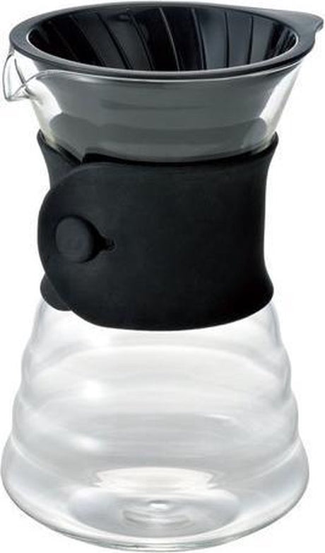 Carafe goutte à goutte Hario v60 - taille 02 - avec papier filtre goutteur v60 - verre résistant à la chaleur