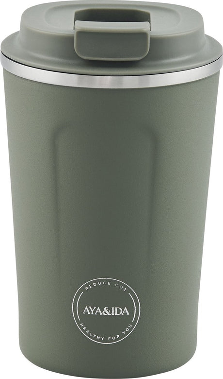 Aya ida aya ida - cup2go - tasse thermos - tasse à café - café à emporter - tasse de voyage - à emporter avec soi - 380ml - vert tropical
