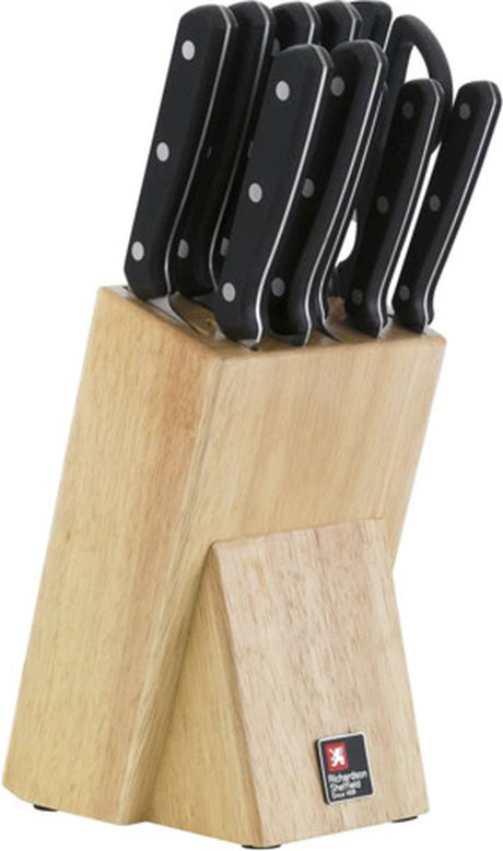Richardson Sheffield - ensemble de couteaux cucina - avec bloc à couteaux - 10 pièces - dans un emballage cadeau