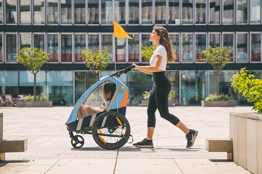 Remorque à vélo pour enfants Bellelli 2 en 1 trail blazer