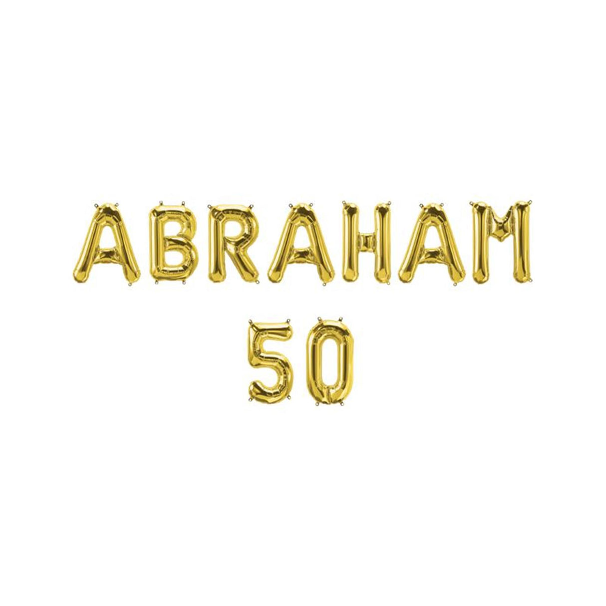 Guirlande de ballons en aluminium Paperdreams - Abraham 50