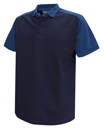 Polo Dassy Cesar coton marine cobalt l