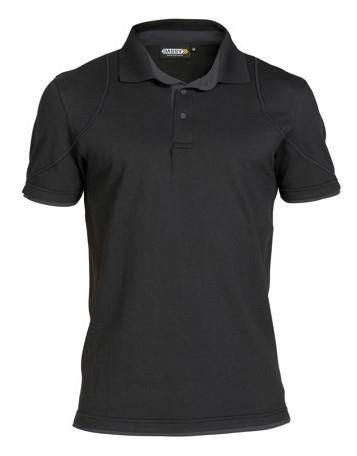 Dassy polo orbital noir gris s