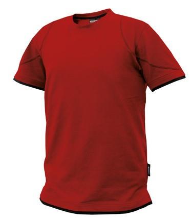 T-shirt Dassy rouge cinétique noir 3xl