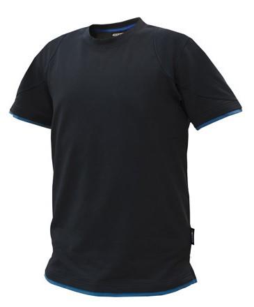 Dassy t-shirt cinétique noir bleu azur s