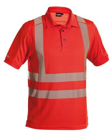Polo haute visibilité Dassy brandon rouge m