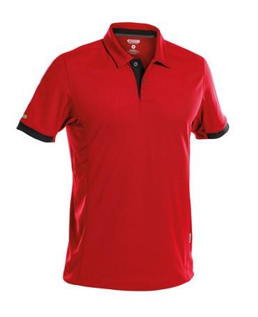 Dassy polo traxion rouge noir xxl