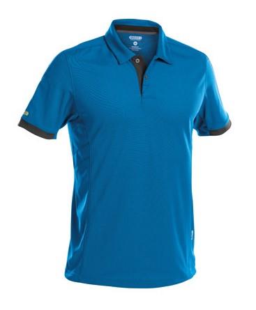 Dassy polo traxion bleu azur gris s