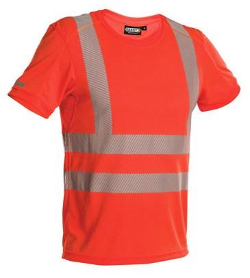 Dassy t-shirt carter rouge fluo m