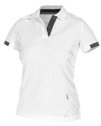 Dassy polo traxion femmes blanc gris l