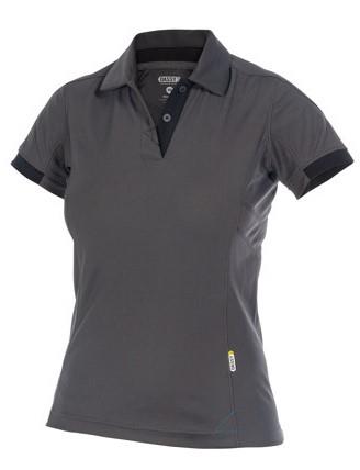 Dassy polo traxion femmes gris noir xxl