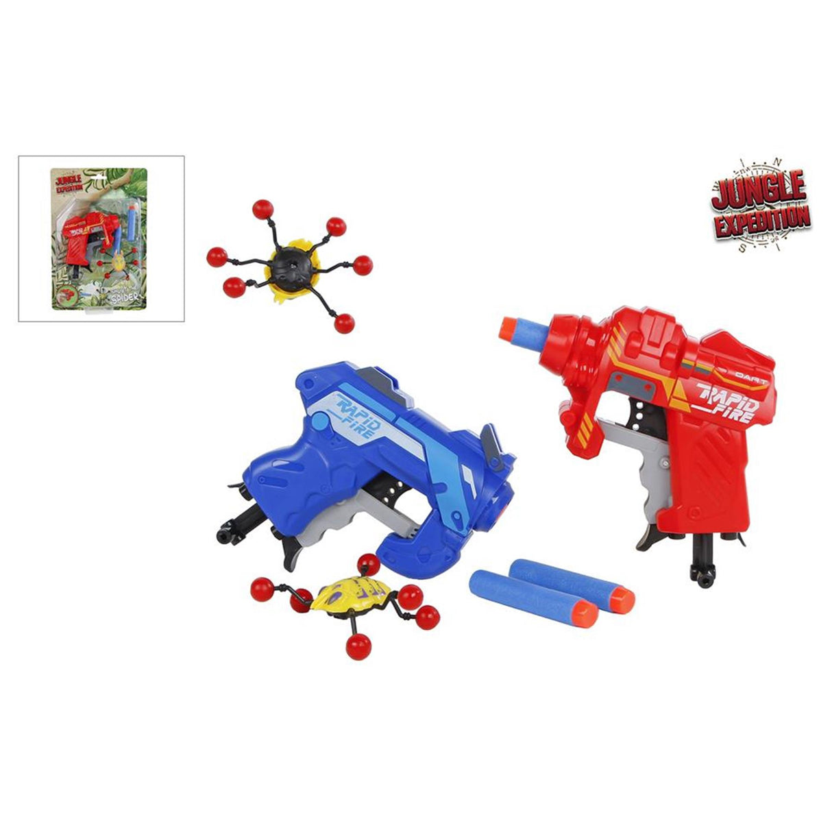 Gun d'expédition de la jungle avec fléchettes et litres, 7dlg.