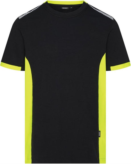 Polo Dassy veracruz bleu nuit jaune fluo l