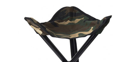 Tabouret pliable à équipement furtif avec 3 jambes
