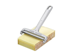 Trancheuse à fromage Westmark avec rouleau et fil de coupe, acier inoxydable aluminium, coupe en rouleau, argent, 71002270
