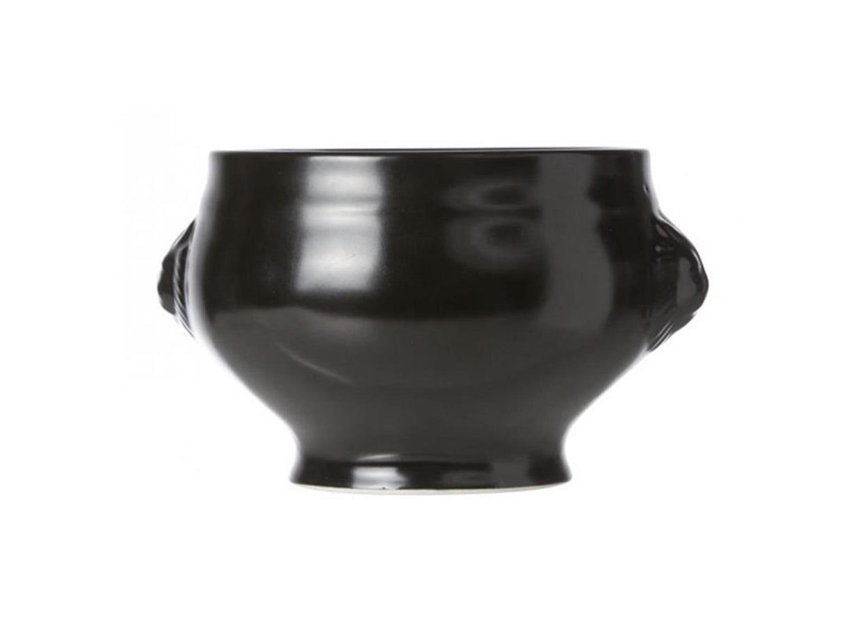 Bol à soupe cosy tendance tête de lion noir