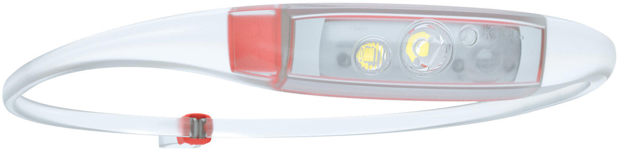 Lampe frontale Knog quokka run phare quokka run corail transparent