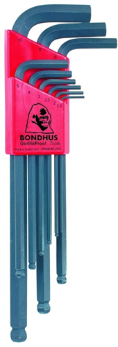 Jeu de clés hexagonales Bondhus blx9m long + rotule