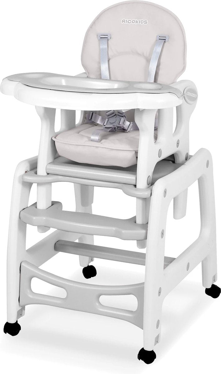 Fauteuil d'allaitement Ricokids sinco 5 en 1, gris