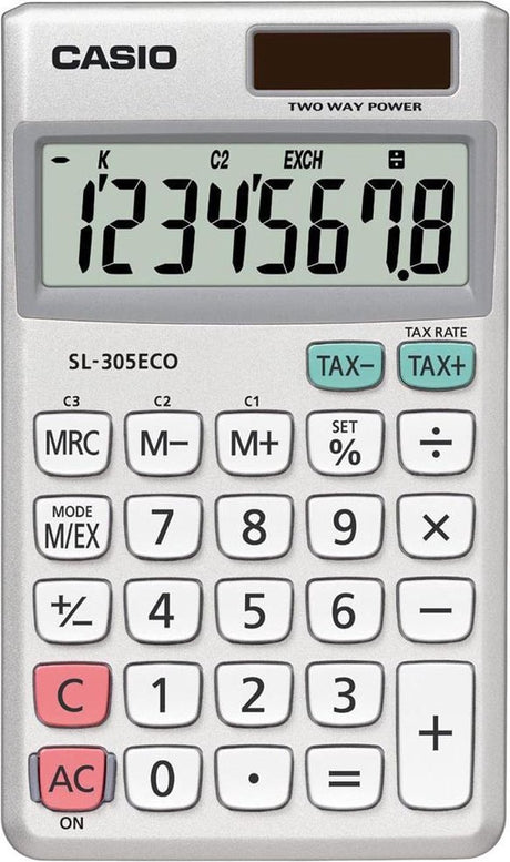 Casio SL-305eco - calculatrice de poche - alternative durable