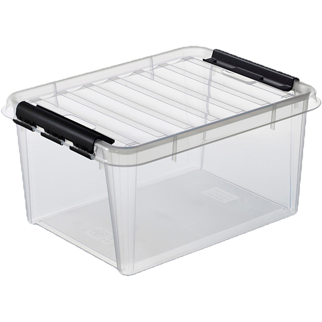 Boîte de rangement avec couvercle, dimensions 50x39x26 cm, 32 l, 1 pièce