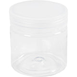 Pots de conservation en plastique Creativ company, h : 7 cm, d 6,5 cm, 180 ml, 10 pièces 1 boîte
