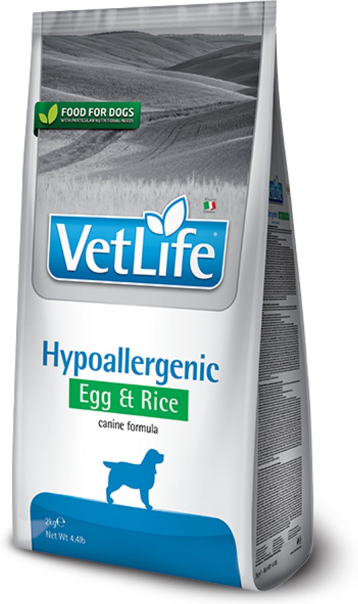 Farmina vetlife riz aux œufs hypoallergénique - nourriture pour chien - 2 kg