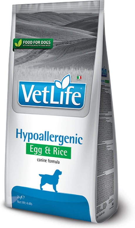 Farmina vetlife riz aux œufs hypoallergénique - nourriture pour chien - 2 kg