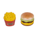 Hors du poivre bleu salière burger frites 5,5x4,5cm