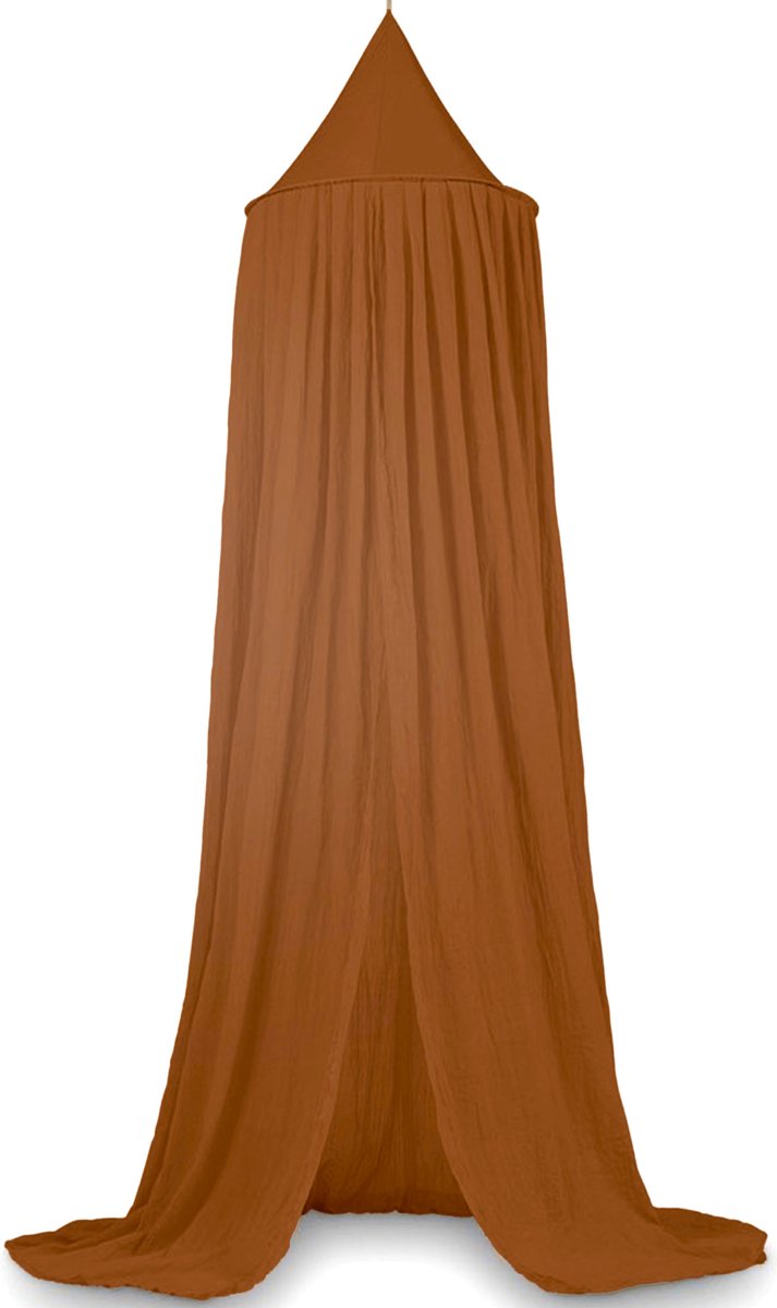 Deryan baby klamboe vintage 245cm - kinderklamboe - hemeltje caramel