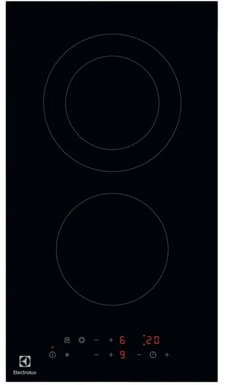 Electrolux lhr3233ck plaque vitrocéramique 30 cm 2 feux noir