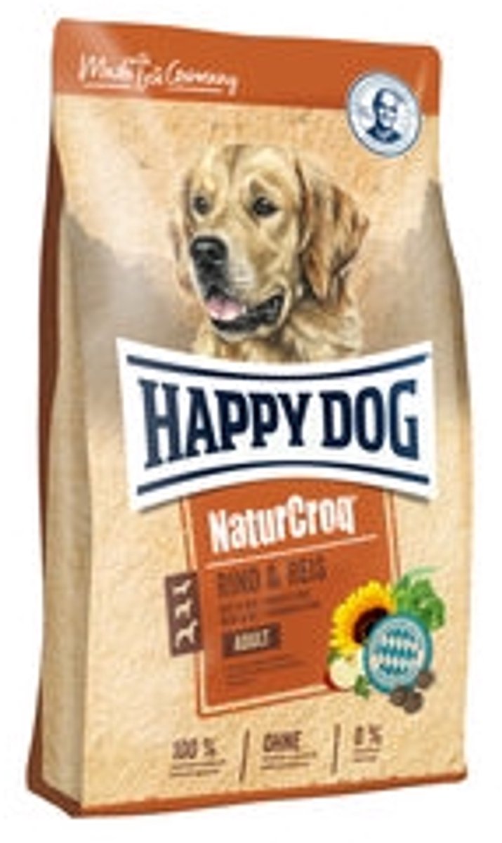 Happy dog naturcroq couenne reis (bœuf et riz) - 4 kg