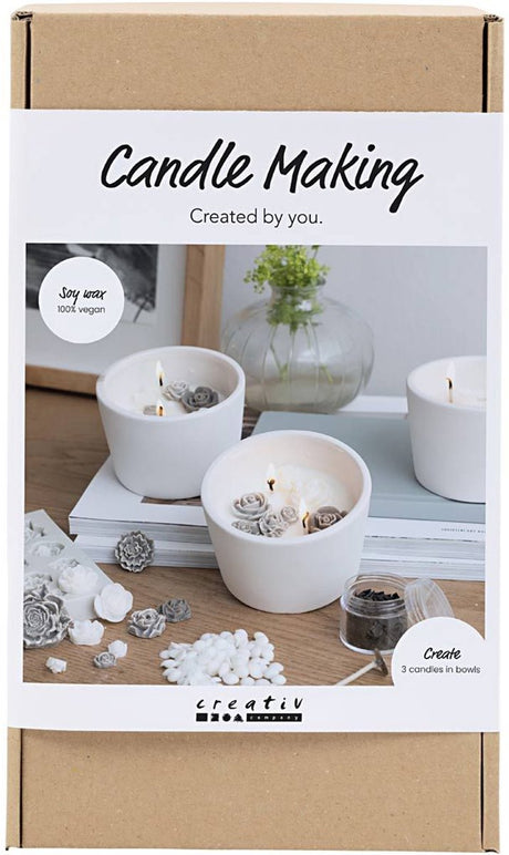 Entreprise créative https: www.ccobby.nl hobbyset-candle-making-rose-beige-wit-creme-1-doos