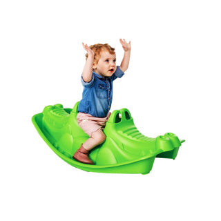 Paradiso jouets crocodile à bascule vert