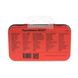 Boîte de réparation Sélectionnez 12,5 cm en aluminium blanc rouge 23 pièces